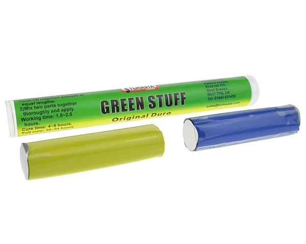 Green Stuff Stick is the original formulation green modelling putty in stick format and one of the world's best modelling products